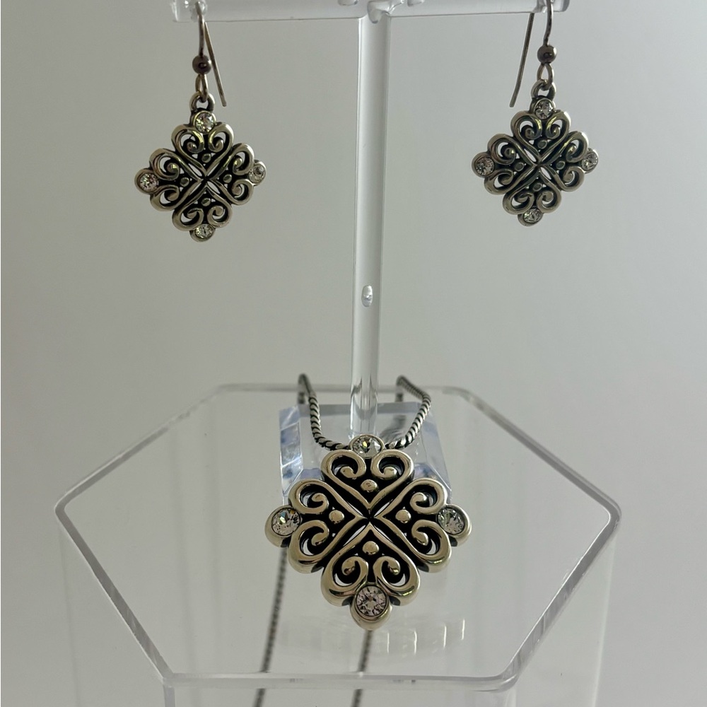 Alcazar Love Necklace and Earring Set by Brighton
